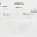 Tattoo Artist License Florida