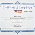 Certificate of Tattoo Education Course